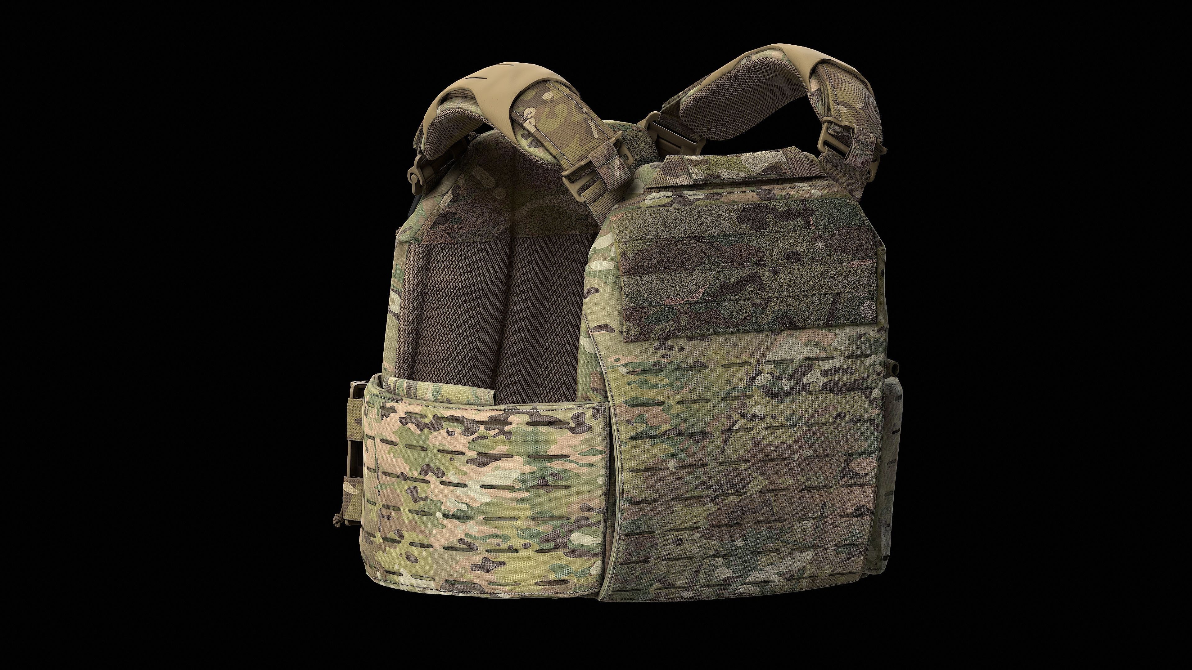 Strandhogg v3 SAPI Cut Plate Carrier Low-poly 3D model_29