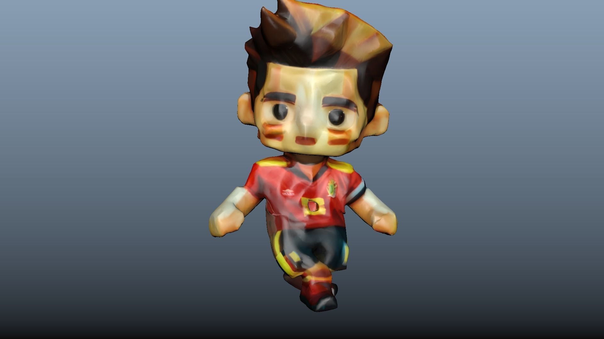 Euro 2024 Kit - 8 pieces of 3D Characters with 1500 Animations 3D model_3