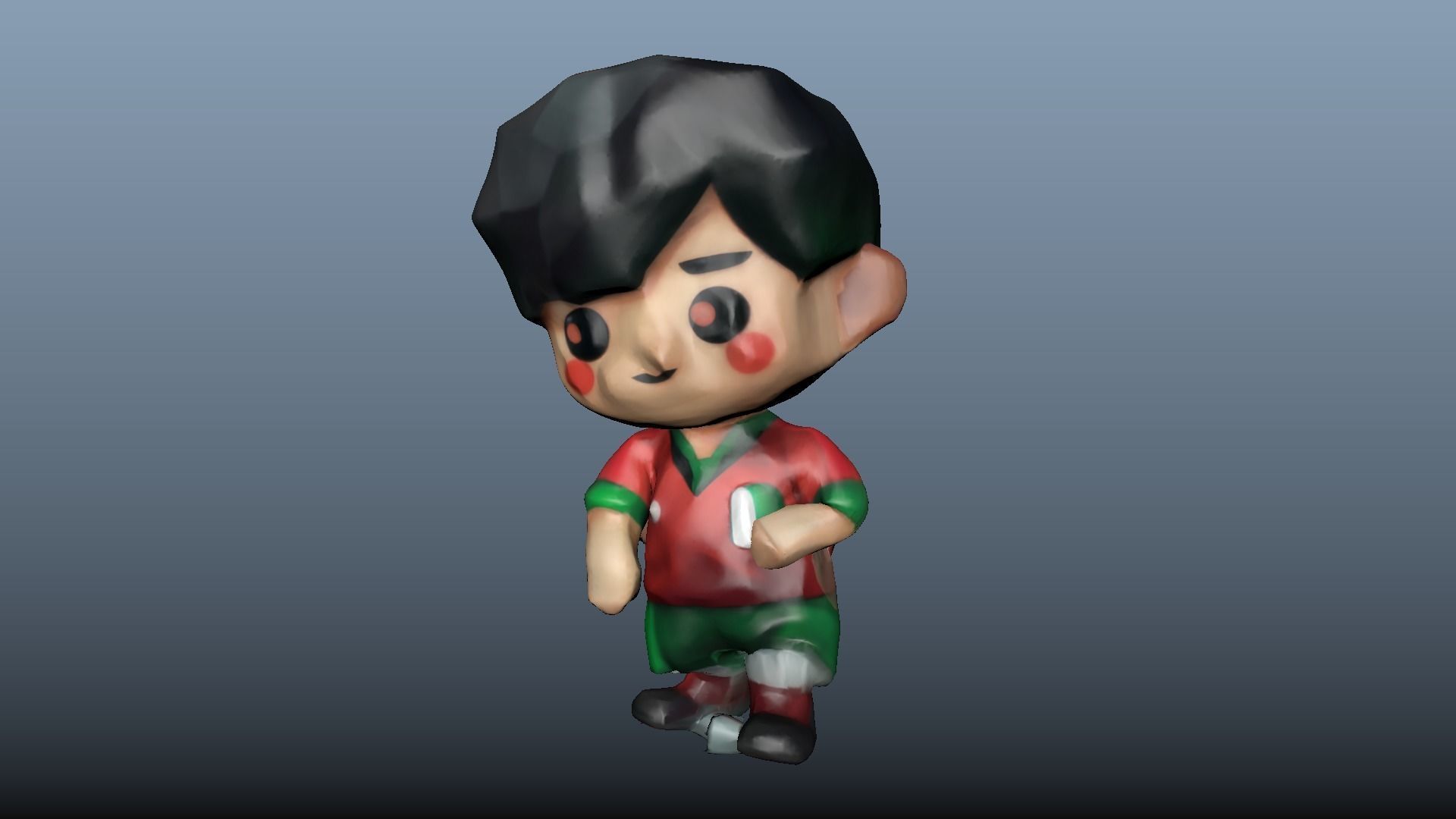 Euro 2024 Kit - 8 pieces of 3D Characters with 1500 Animations 3D model_4