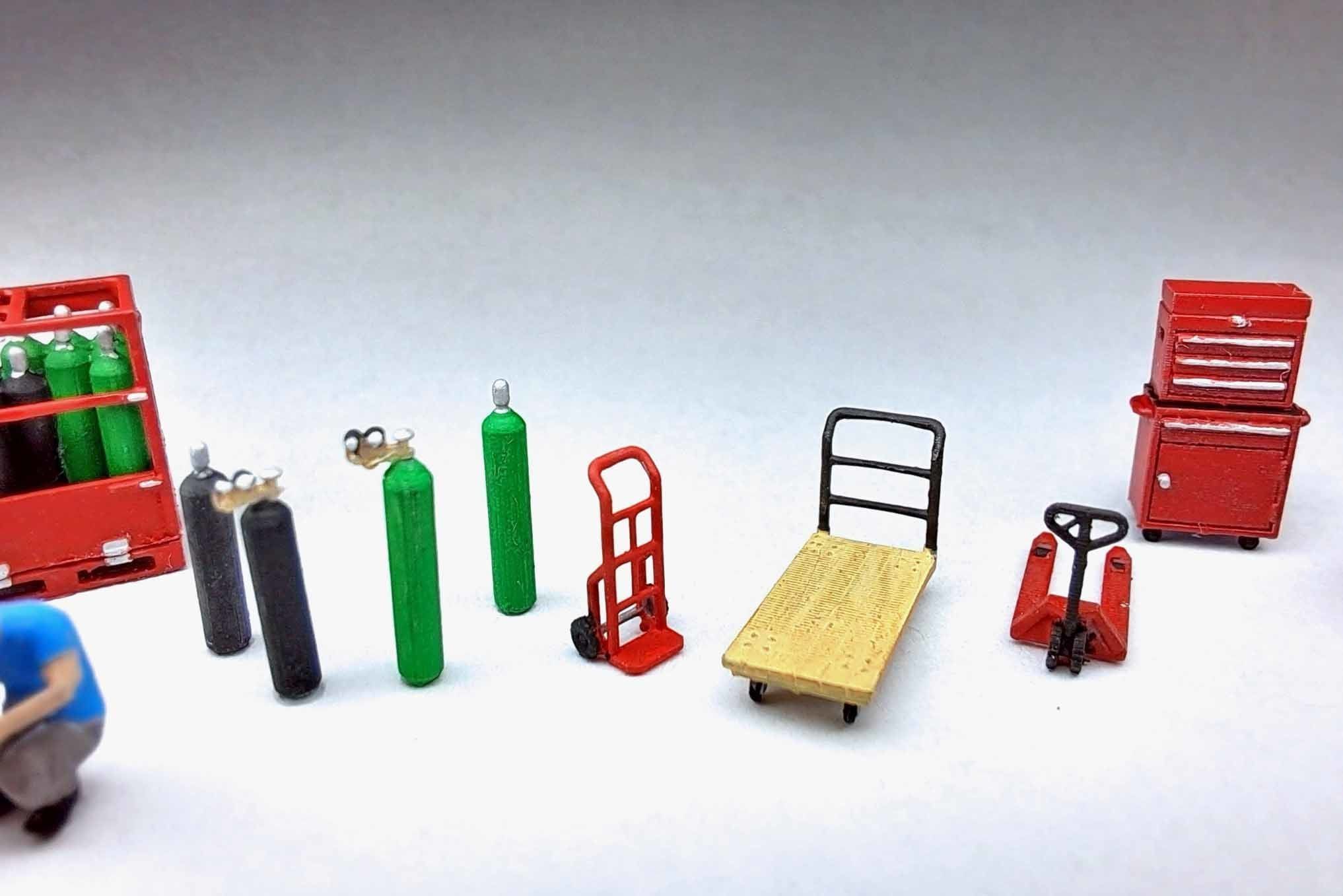 N Scale Machine Shop Tools 3D print model_3