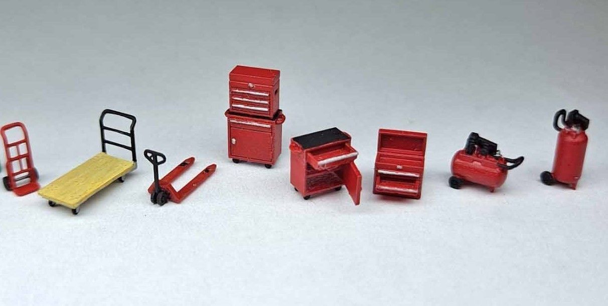 N Scale Machine Shop Tools 3D print model_1