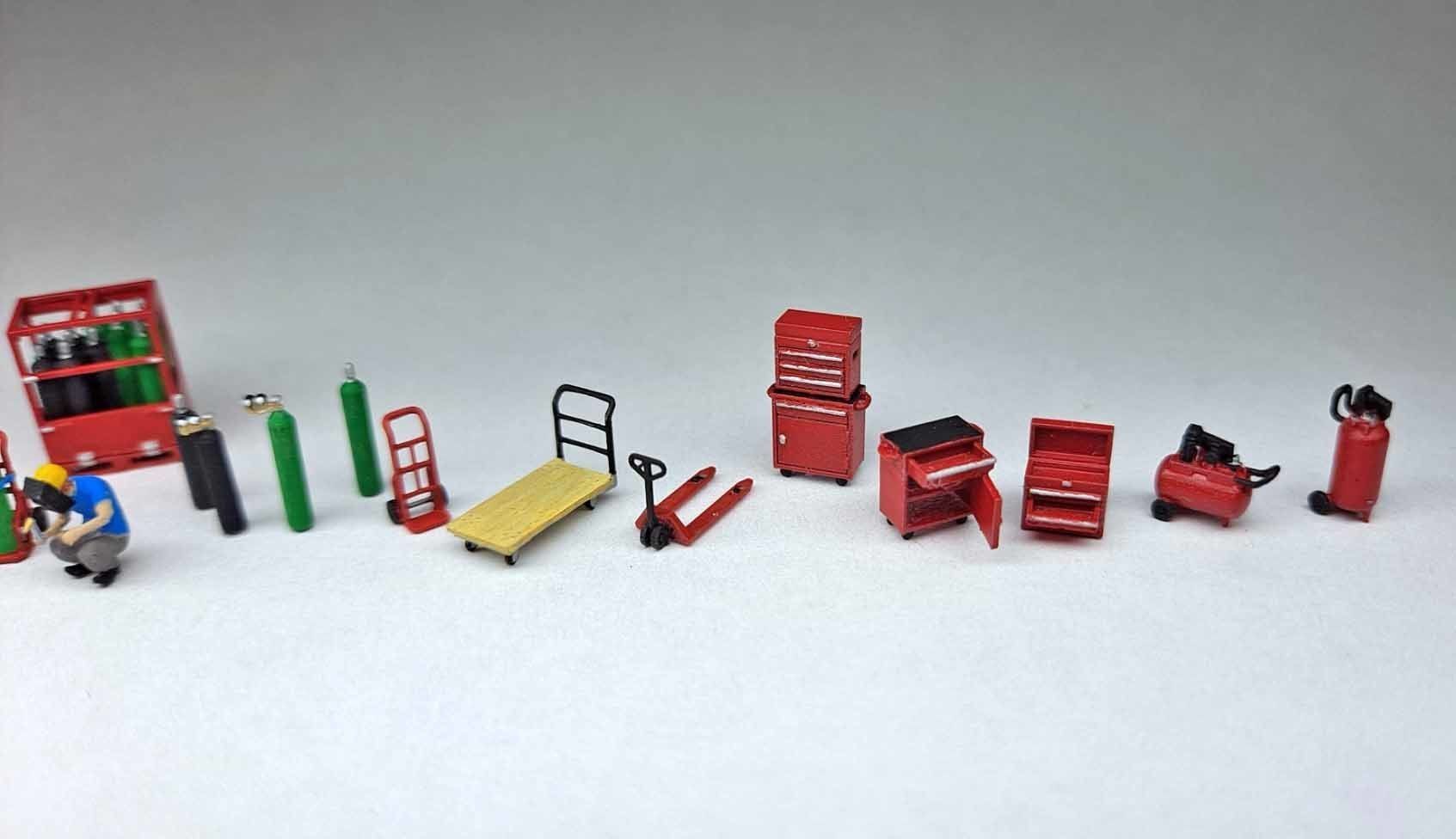 N Scale Machine Shop Tools 3D print model_5