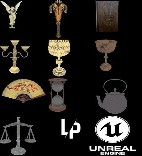 Scavengers  Collectibles Free low-poly 3D model