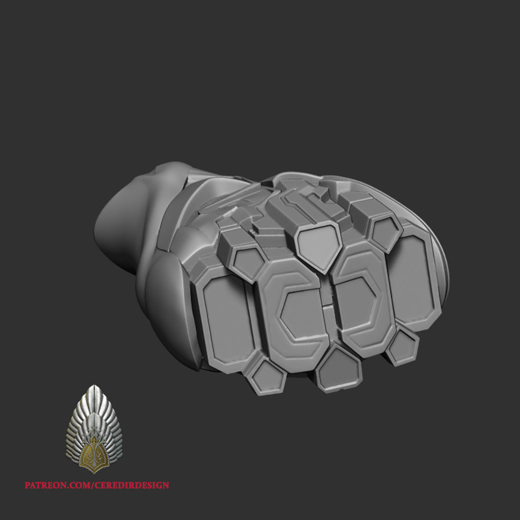IronMan MK50  Mark L Power Mallet  3d digital download 3D print model_1