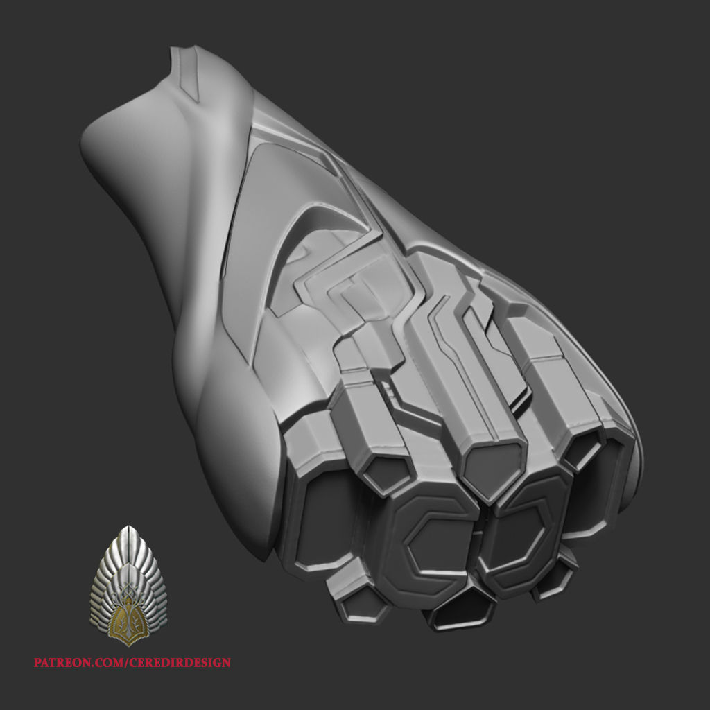 IronMan MK50  Mark L Power Mallet  3d digital download 3D print model_3