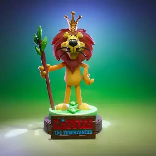 Linus the Lionhearted 3D print model