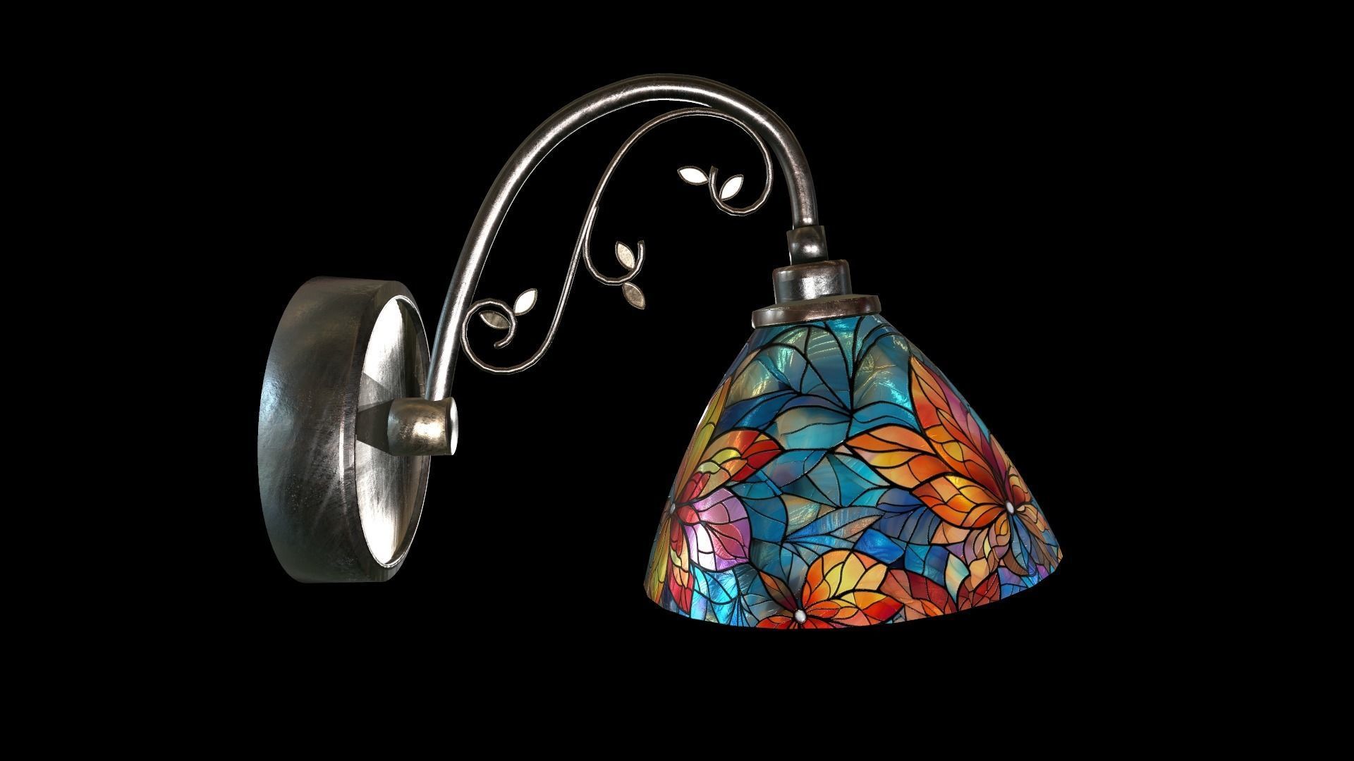 Lamp collection Low-poly 3D model_2