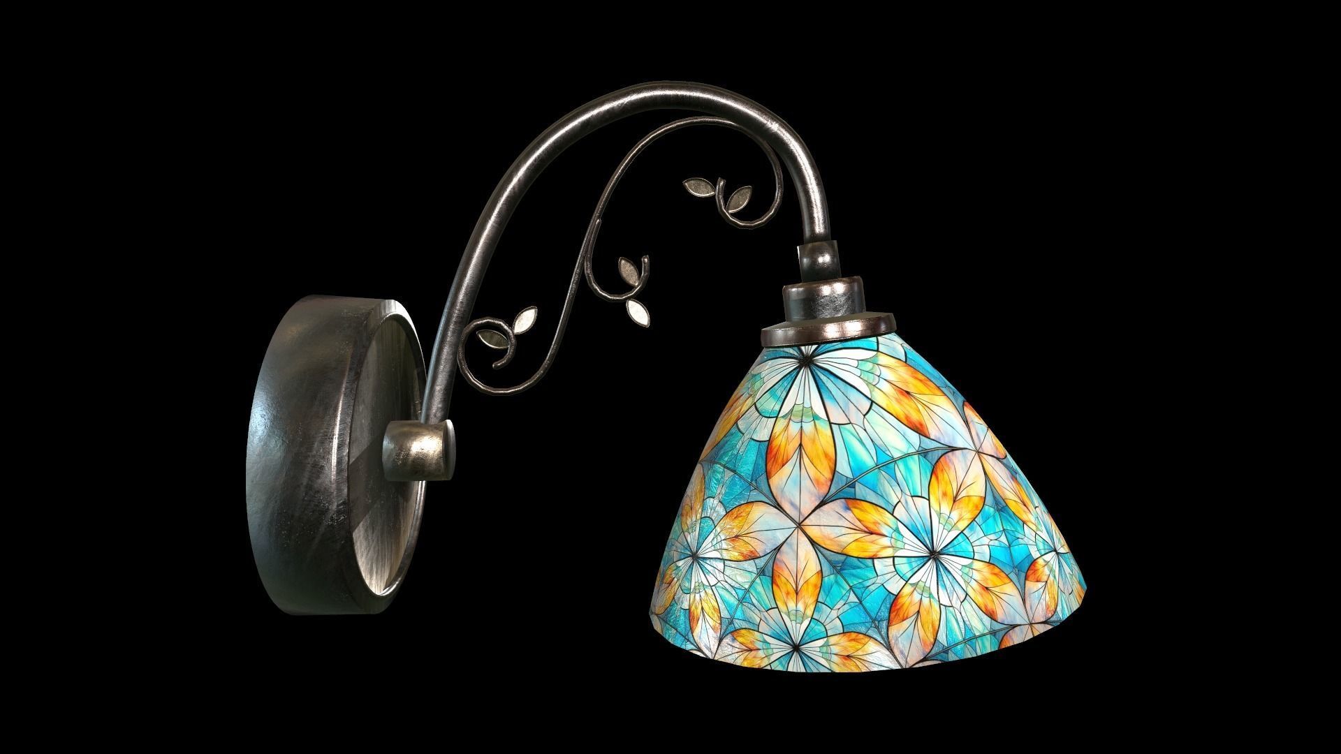 Lamp collection Low-poly 3D model_4