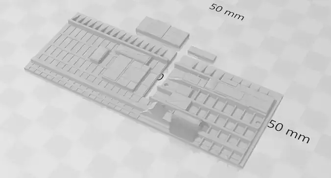 Monogram B-52D Forward Wheel Well Replacement