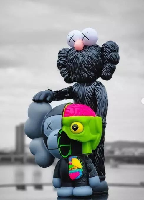 Kaws BFF x Bape Milo Fan Art Toy  3D print model_0