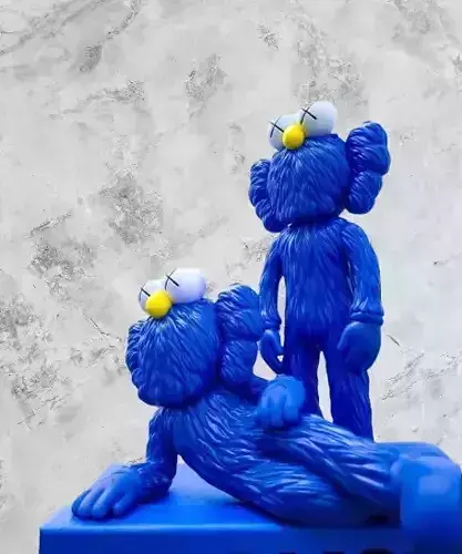 Kaws BFF x Time Off Fan Art Toy 3D print model