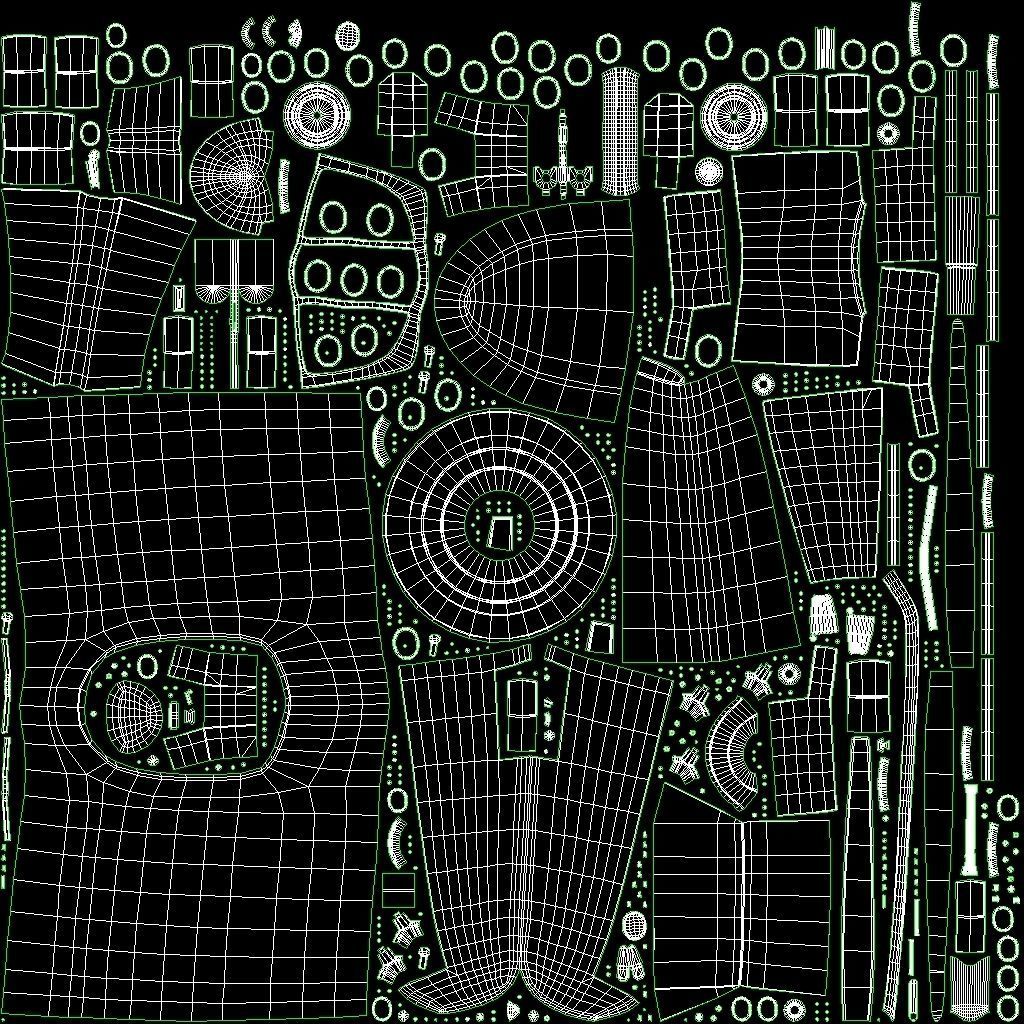 Fighter game ready pbr model Low-poly 3D model_7