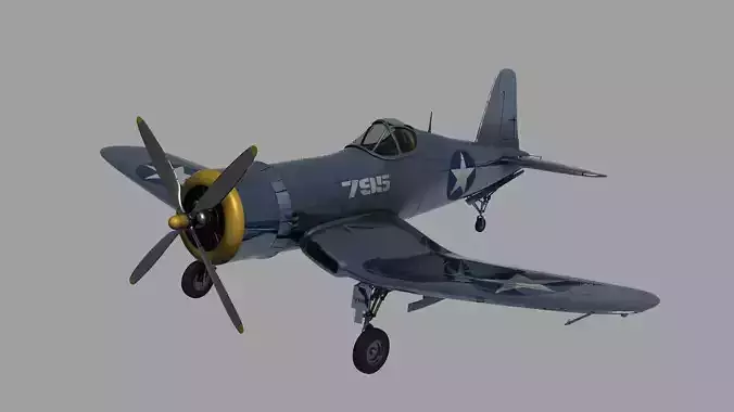 Fighter game ready pbr model