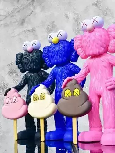 Kaws BFF x Warm Regards Fan Art Toy
