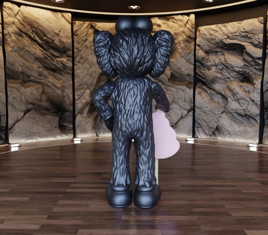 Kaws BFF x Warm Regards Fan Art Toy 3D print model_5