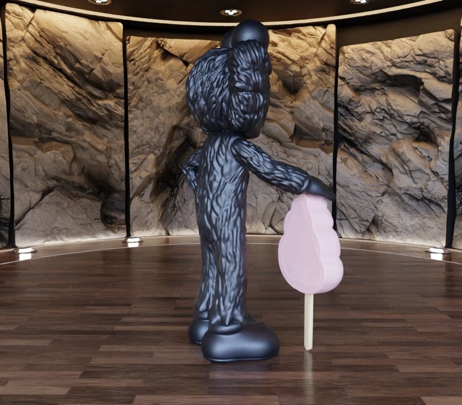 Kaws BFF x Warm Regards Fan Art Toy 3D print model_4