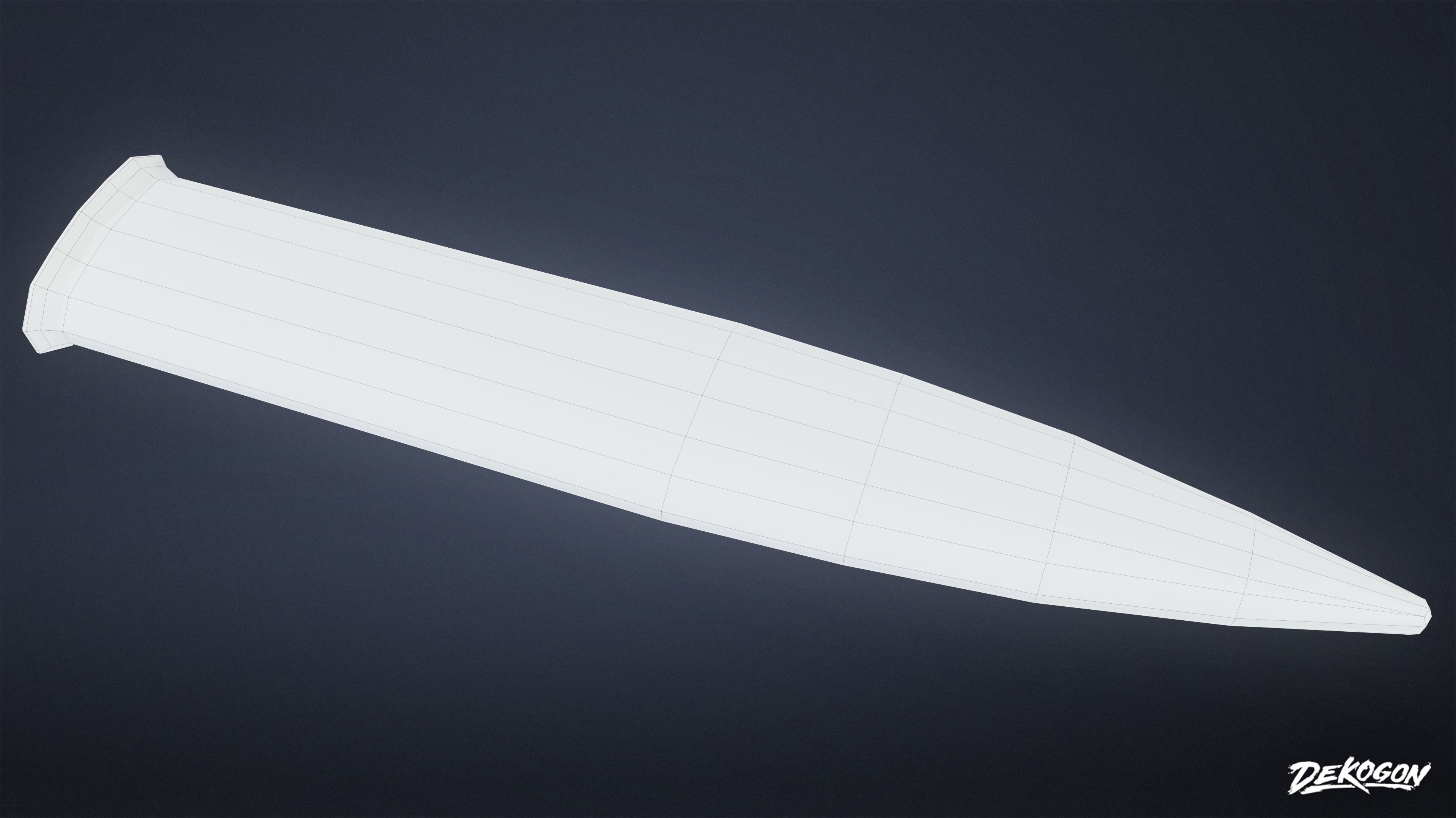 ANCIENT TREASURES - Dagger 01 - LOW POLY Low-poly 3D model_9