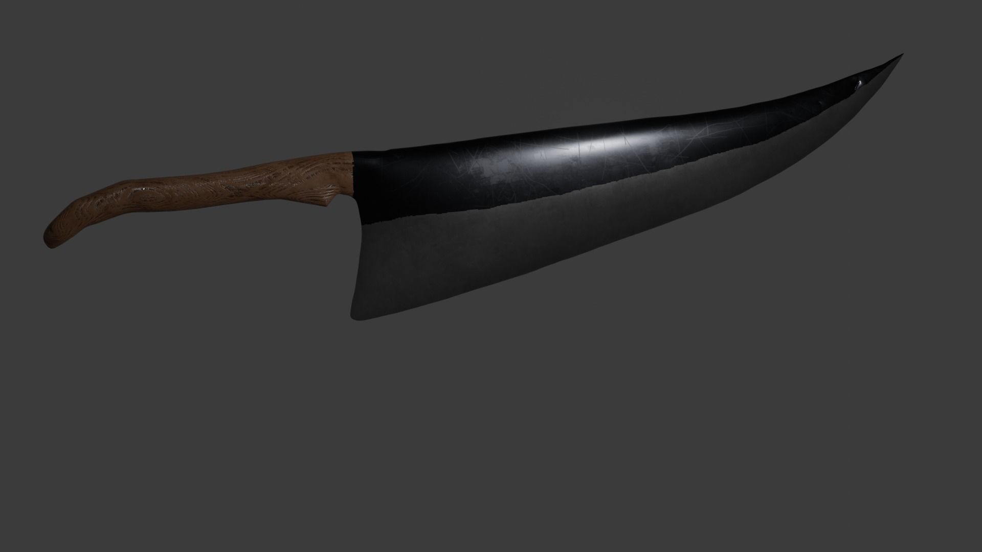 large cleaver fastasy  sword 3D model_5