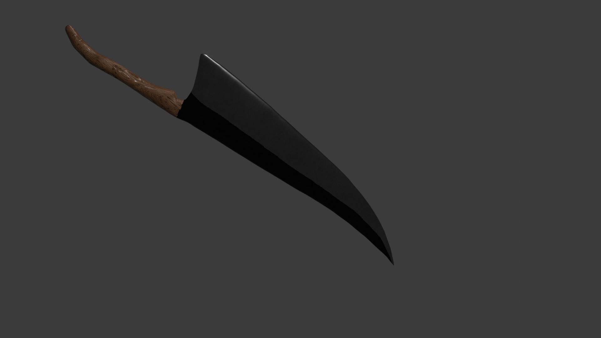 large cleaver fastasy  sword 3D model_4