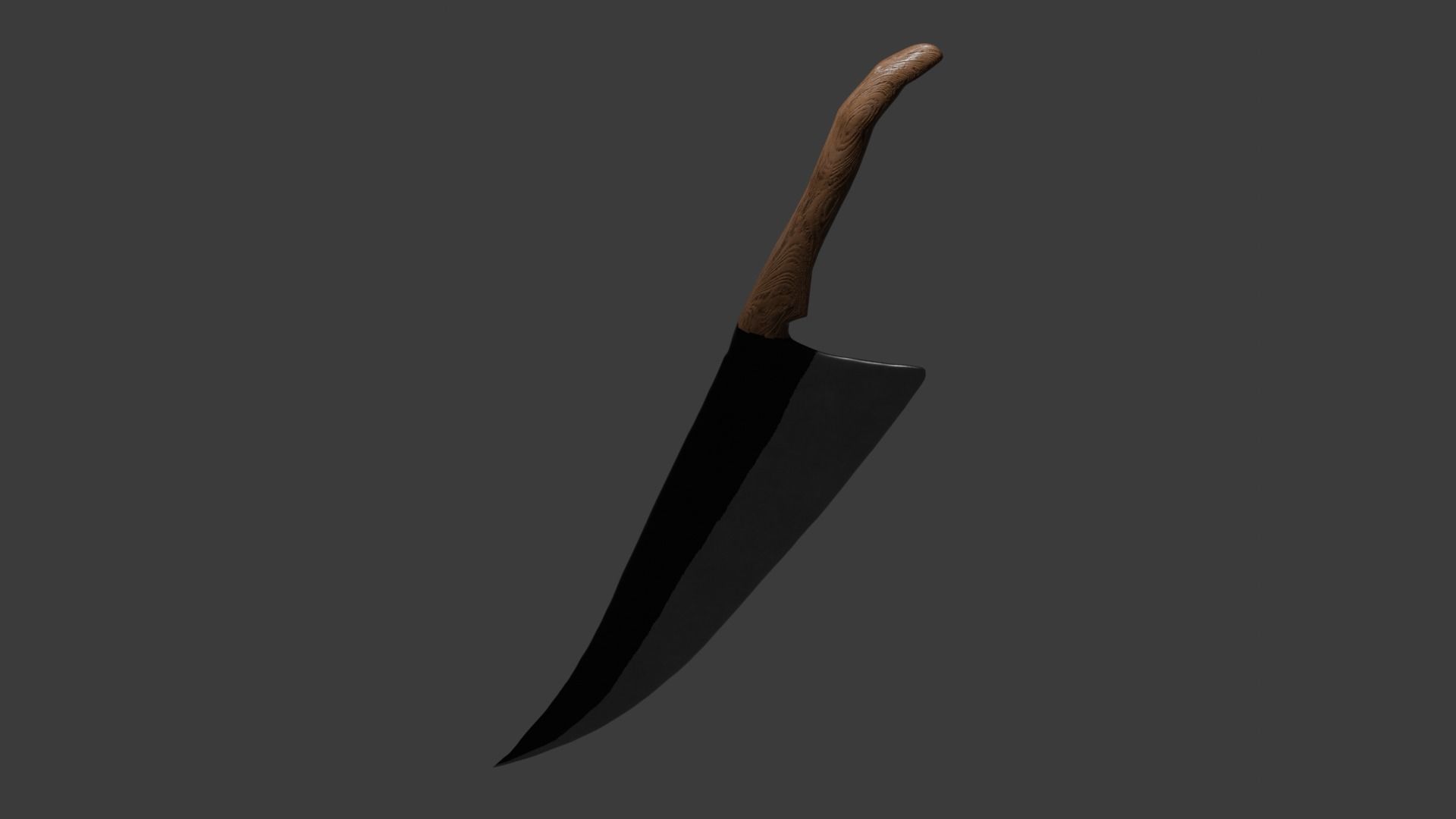 large cleaver fastasy  sword 3D model_3