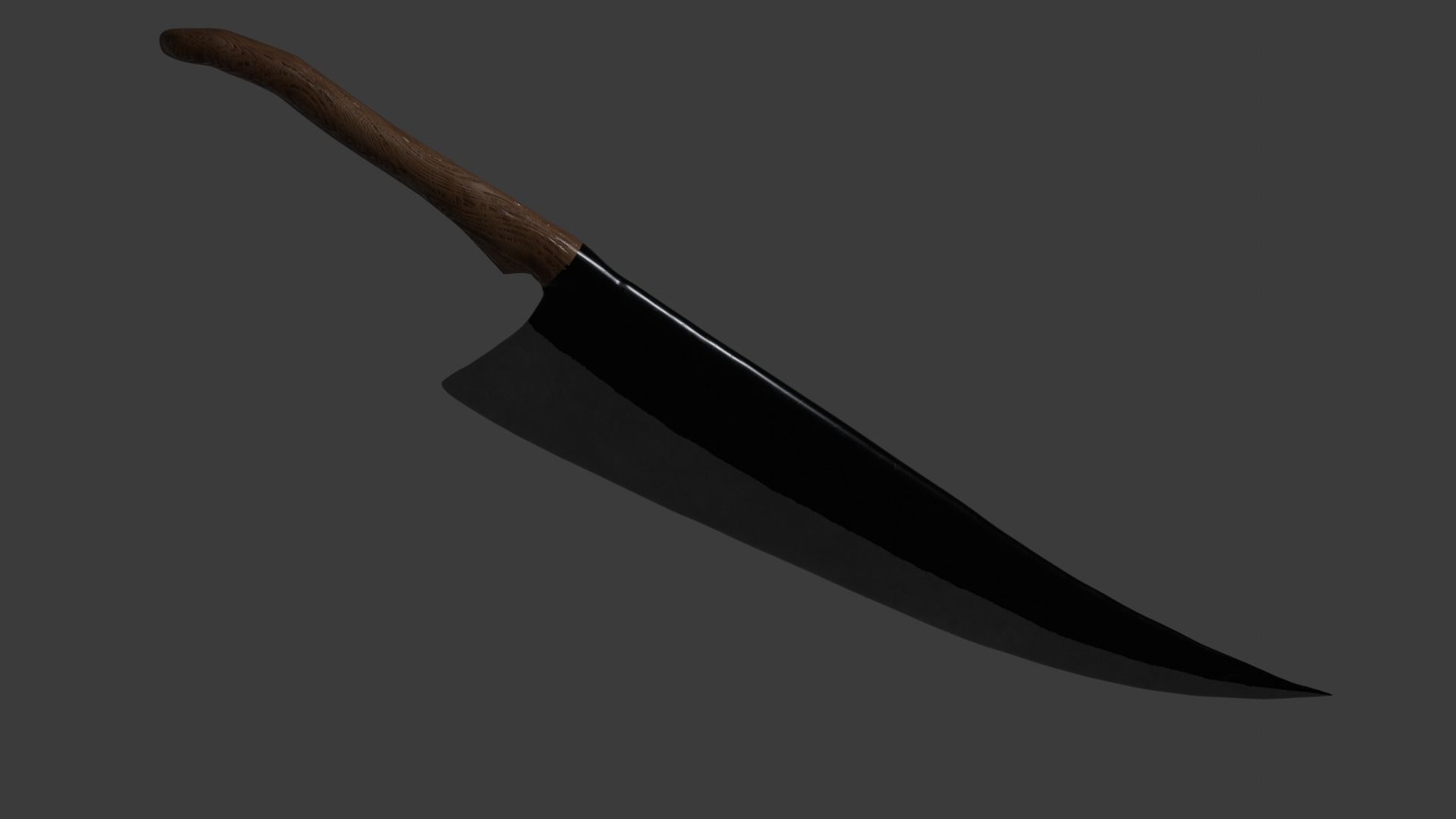large cleaver fastasy  sword 3D model_1