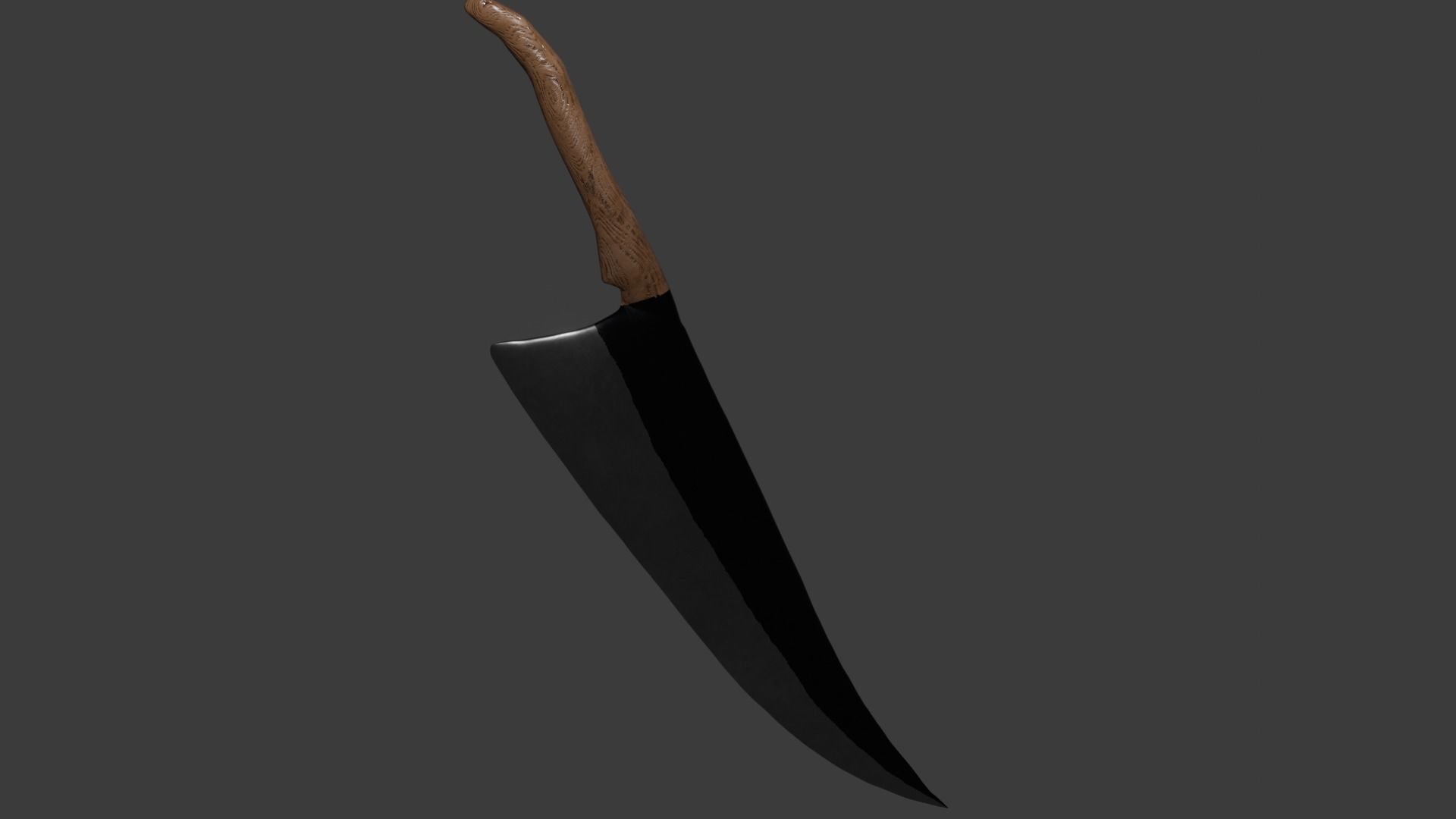 large cleaver fastasy  sword 3D model_2