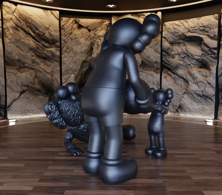 Kaws The Promise x Time Off Fan Art Toy 3D print model_5