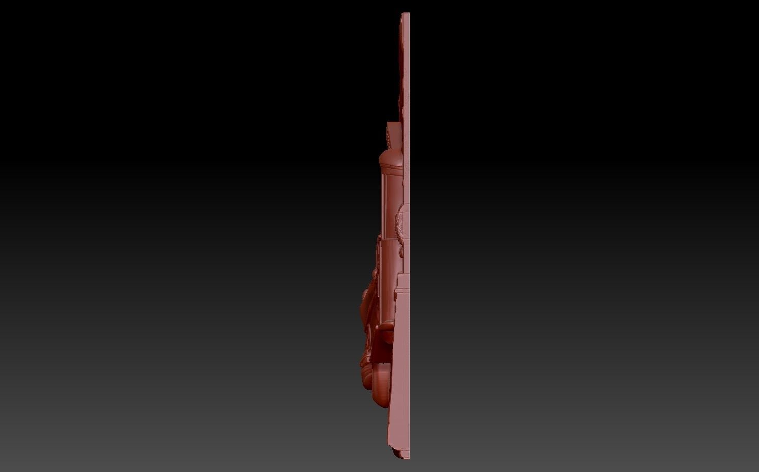 The car is at the gas station 3D print model_1