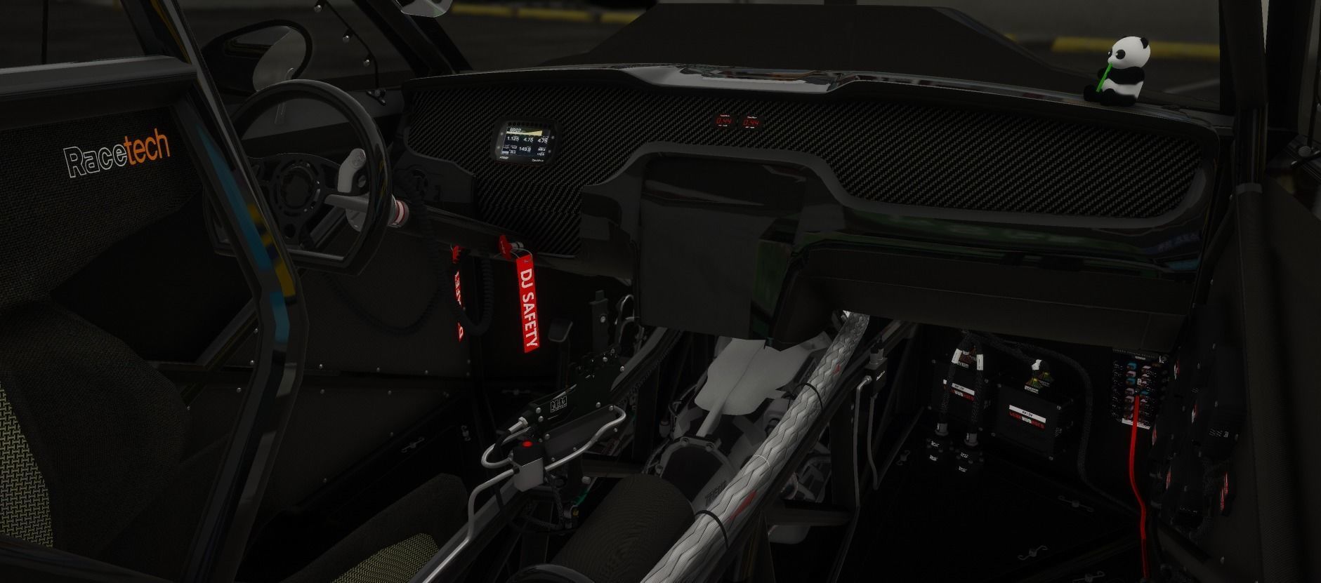 MUSTANG GT500 FIVEM AND BLEND FILE INSANE DETAIL LOW POLY  Low-poly 3D model_6