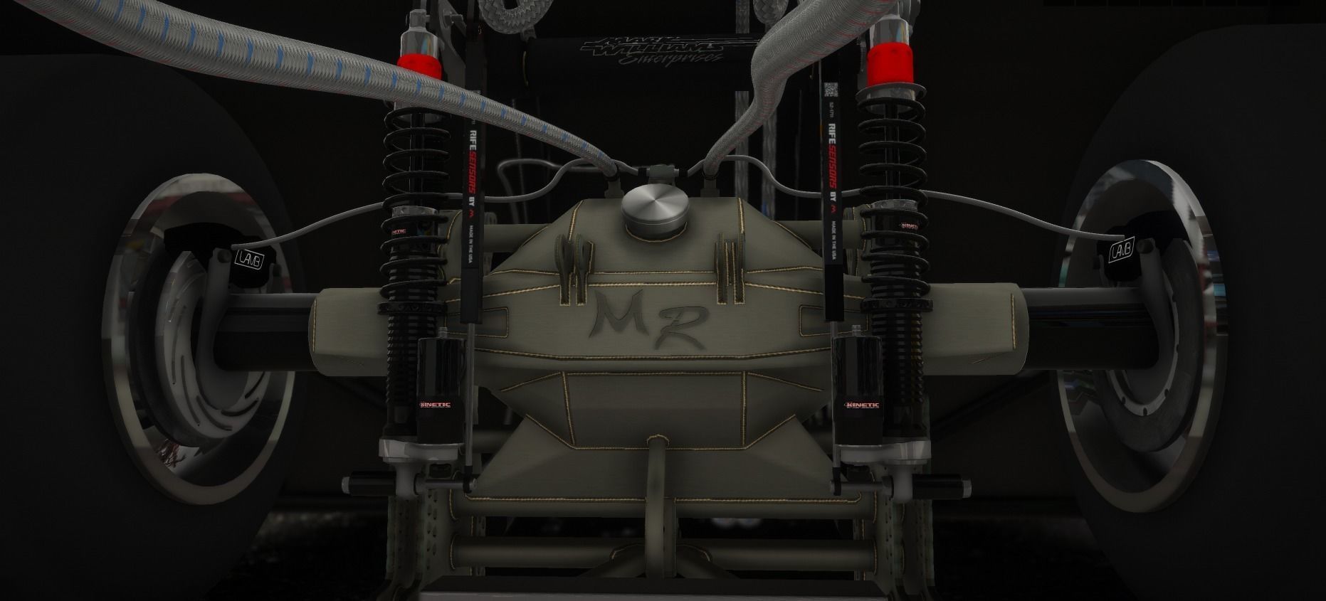 MUSTANG GT500 FIVEM AND BLEND FILE INSANE DETAIL LOW POLY  Low-poly 3D model_5