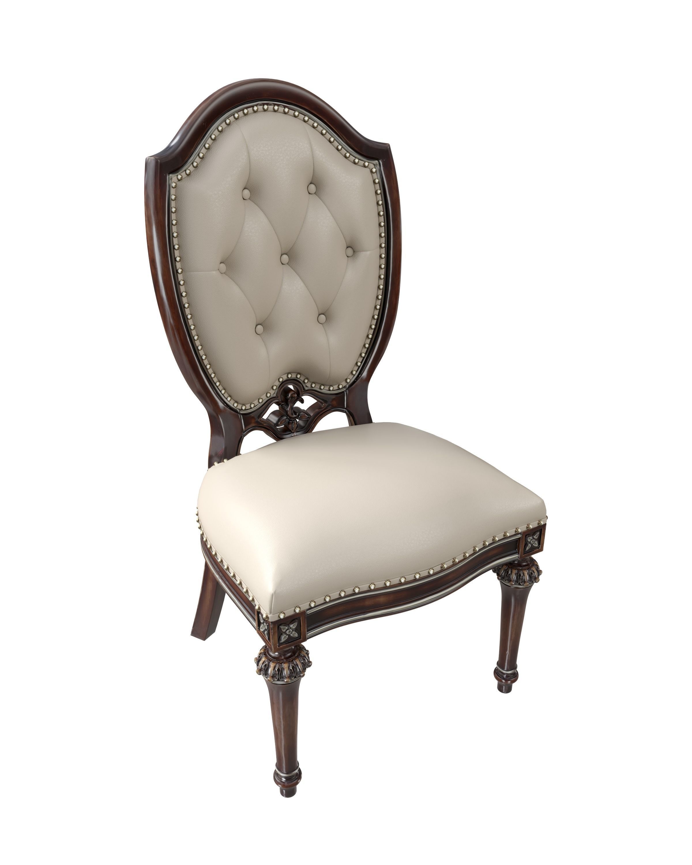 Classic Dining Chair 3D model_2