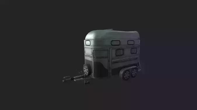 Garbage truck 3D Model 001