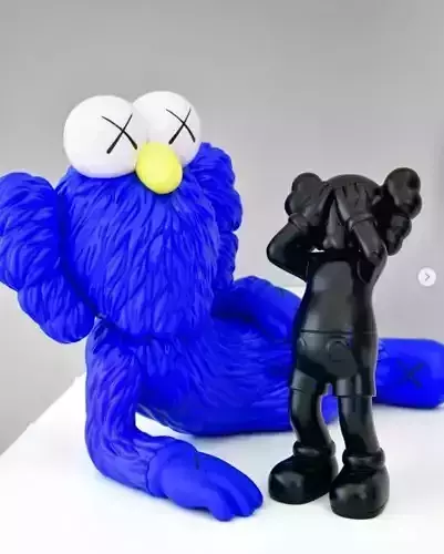 Kaws Time Off x Holiday UK Fan Art Toy
