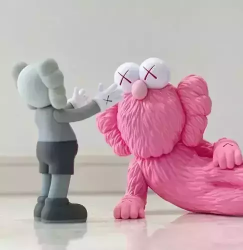 Kaws Time Off x The Promise Companion Fan Art Toy