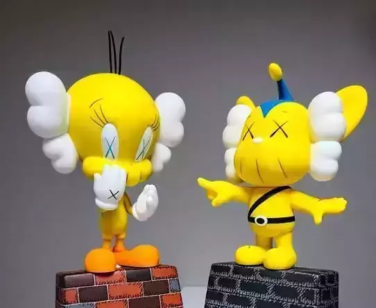 Kaws Tweety x JPP Fan Art Toy