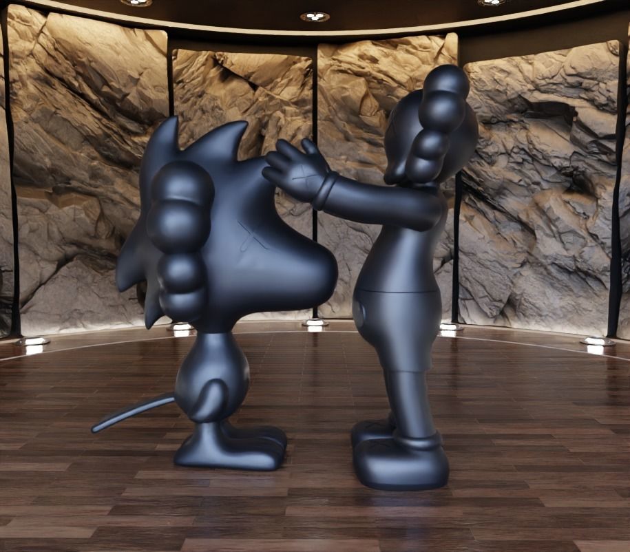 Kaws Companion x Woodstock Fan Art Toy 3D print model_5