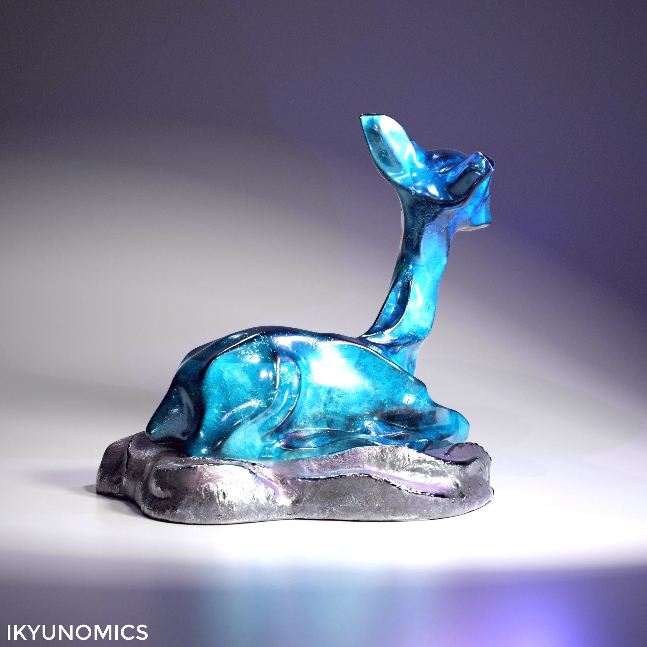 Sleeping deer by ikyunomics 3D print model_3