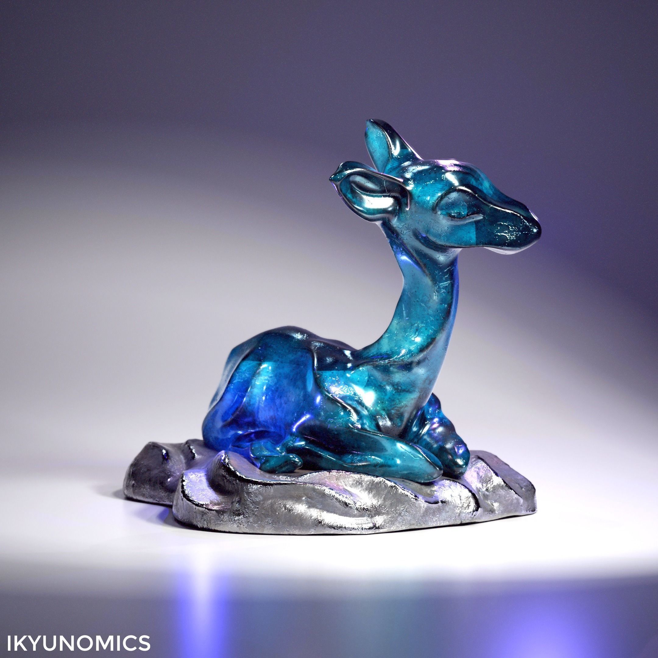 Sleeping deer by ikyunomics 3D print model_4