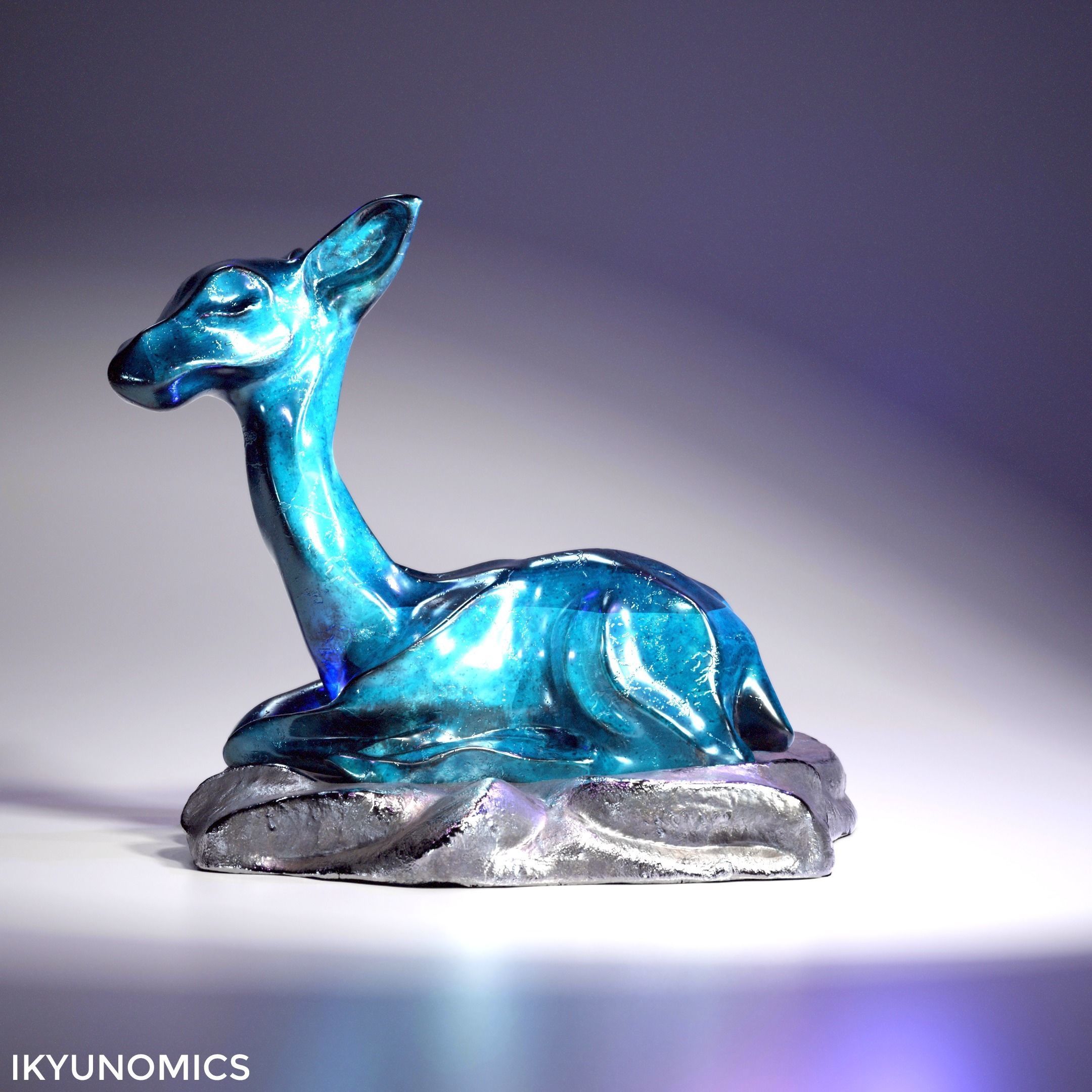 Sleeping deer by ikyunomics 3D print model_1