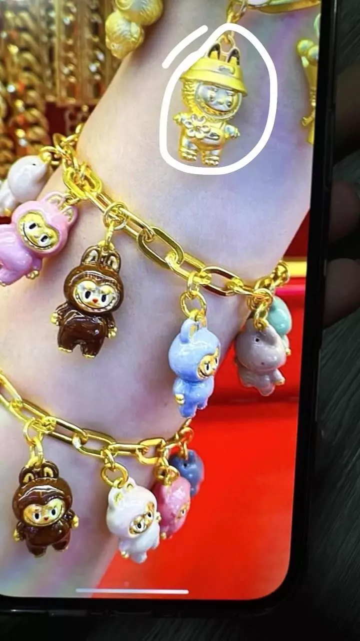 TRENDING Jewelry CHAIN with LABUBU 3D print model