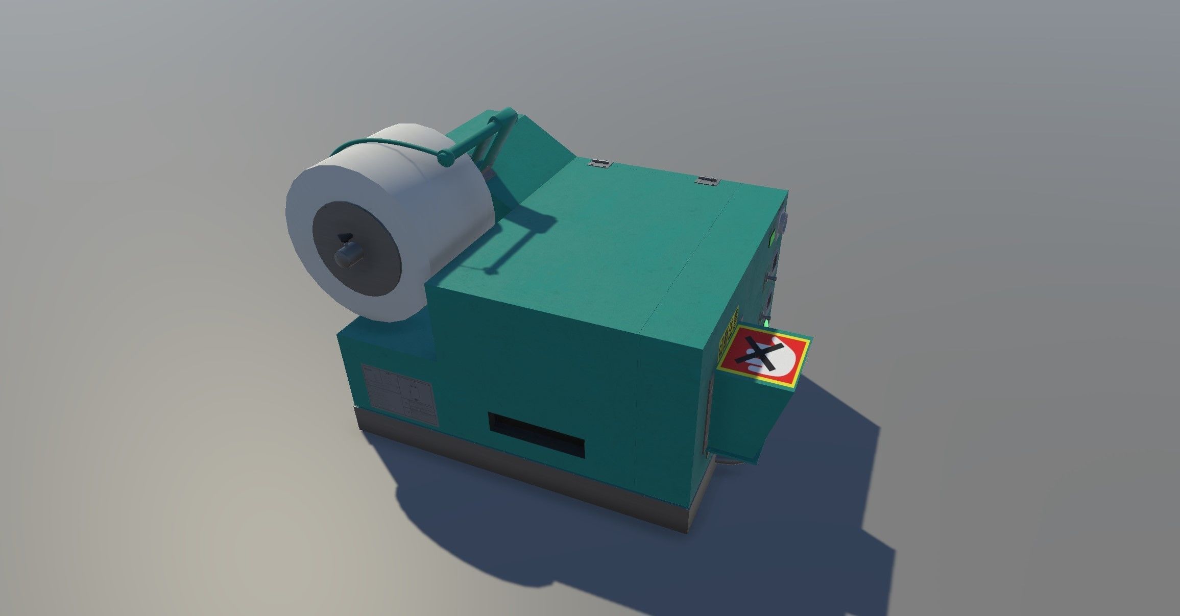 AirGenerationMachine Low-poly 3D model_1