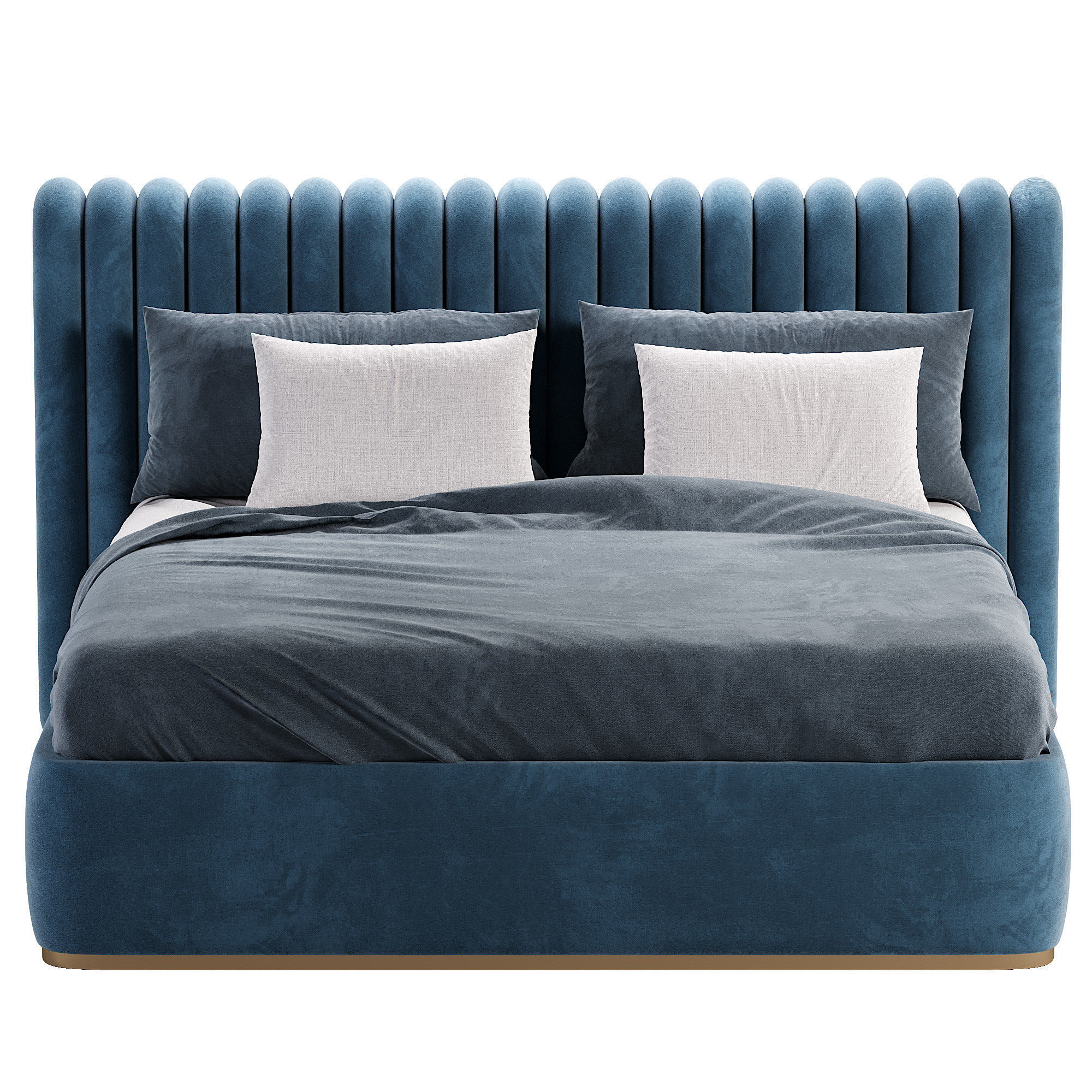 21st Century Post-Future II Bed Upholstery 3D model_2