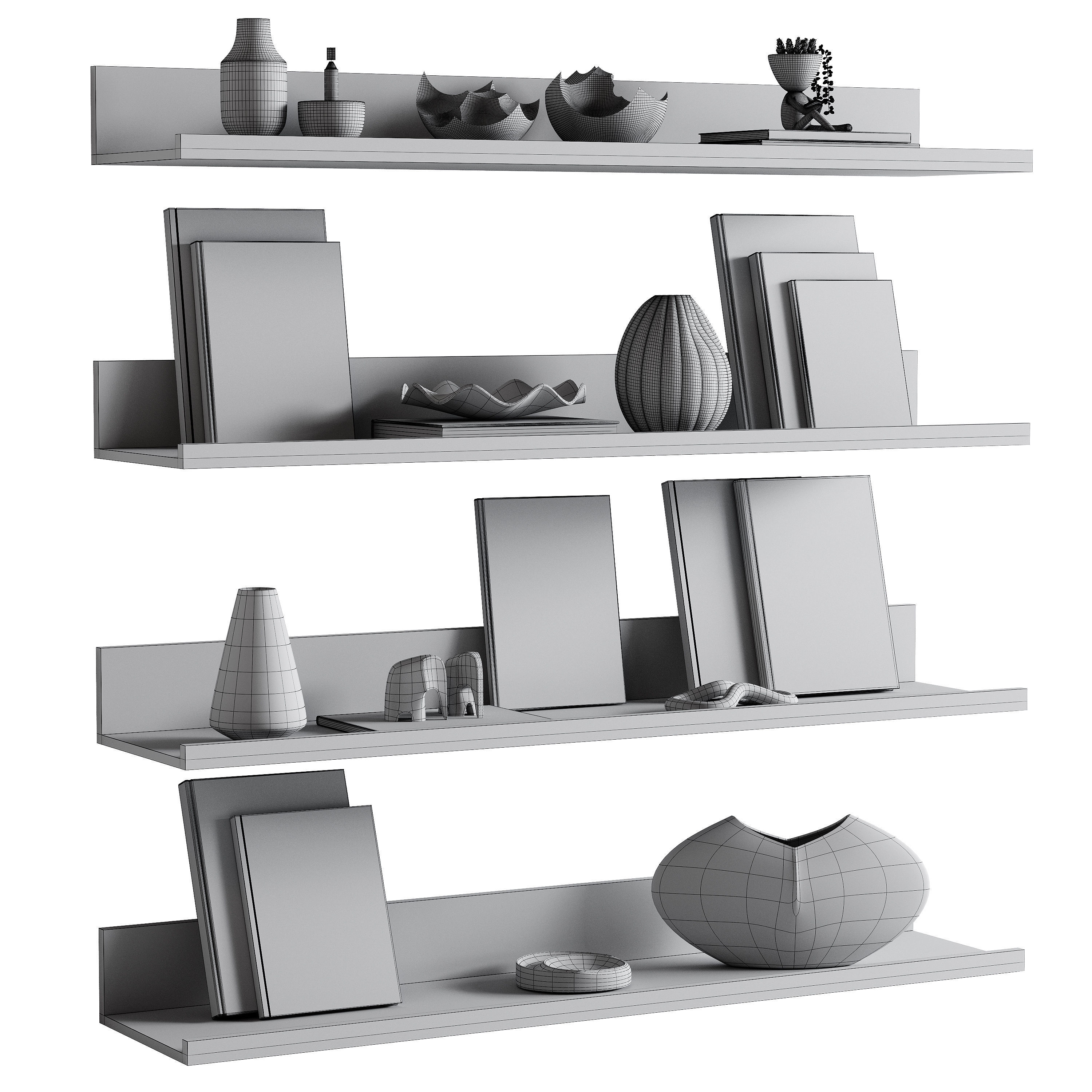 Decorative set 47 3D model_5