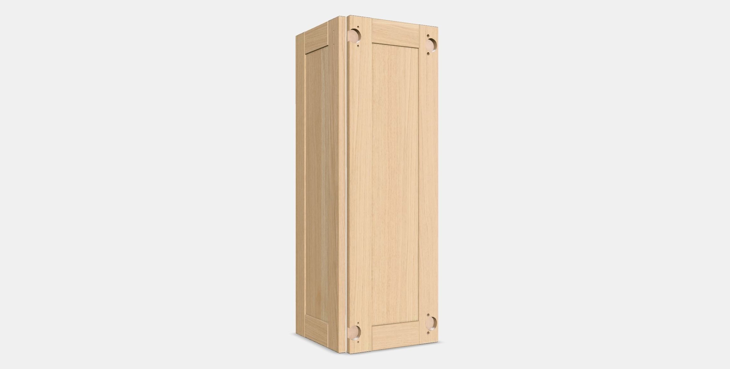 FORSBACKA 2-p door f corner base cabinet set Low-poly 3D model_16