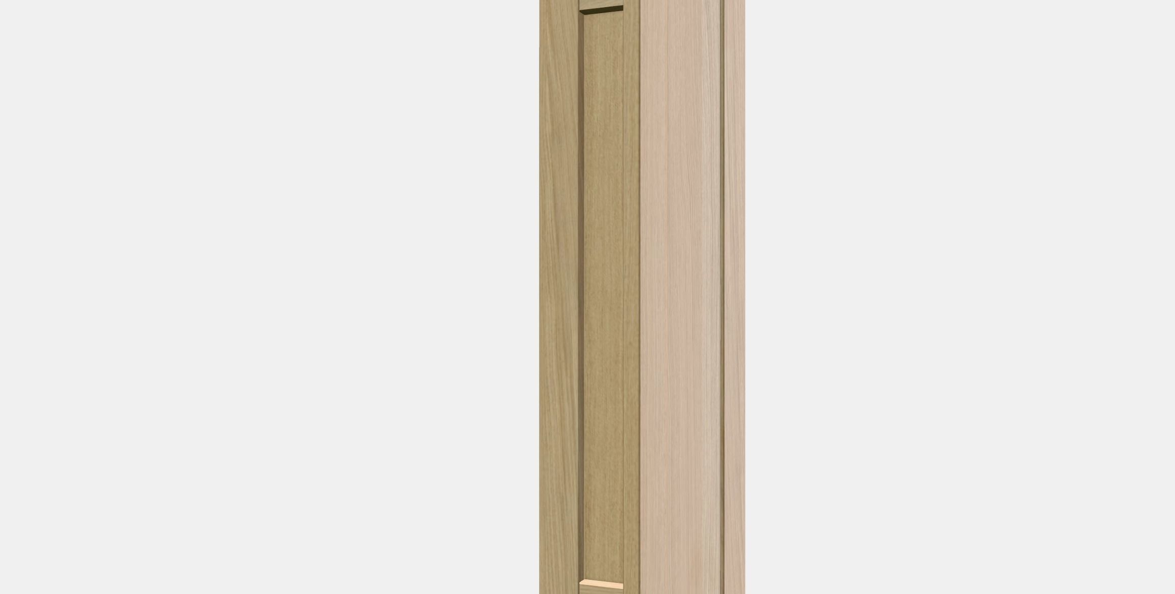 FORSBACKA 2-p door f corner base cabinet set Low-poly 3D model_13