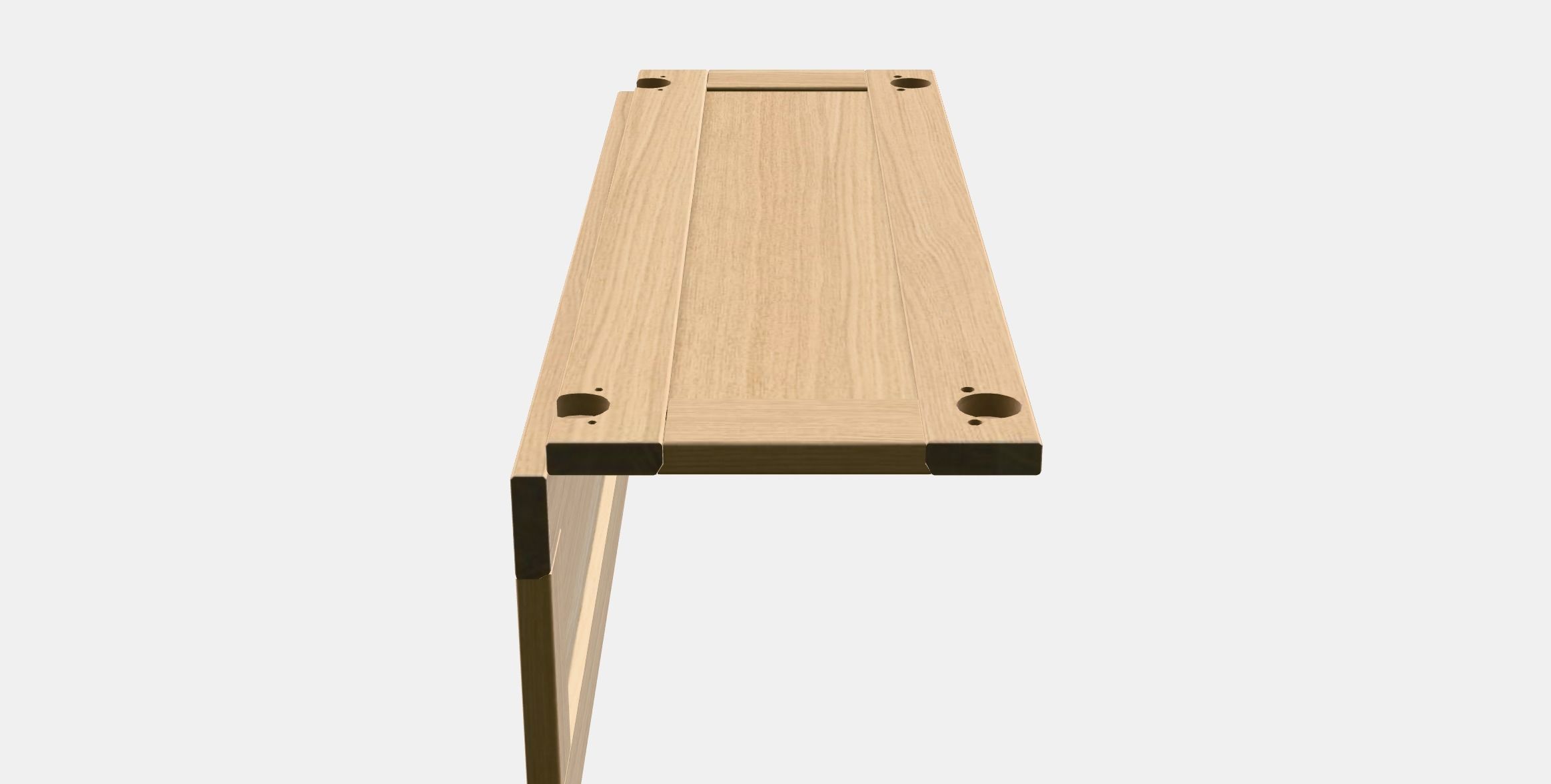 FORSBACKA 2-p door f corner base cabinet set Low-poly 3D model_8