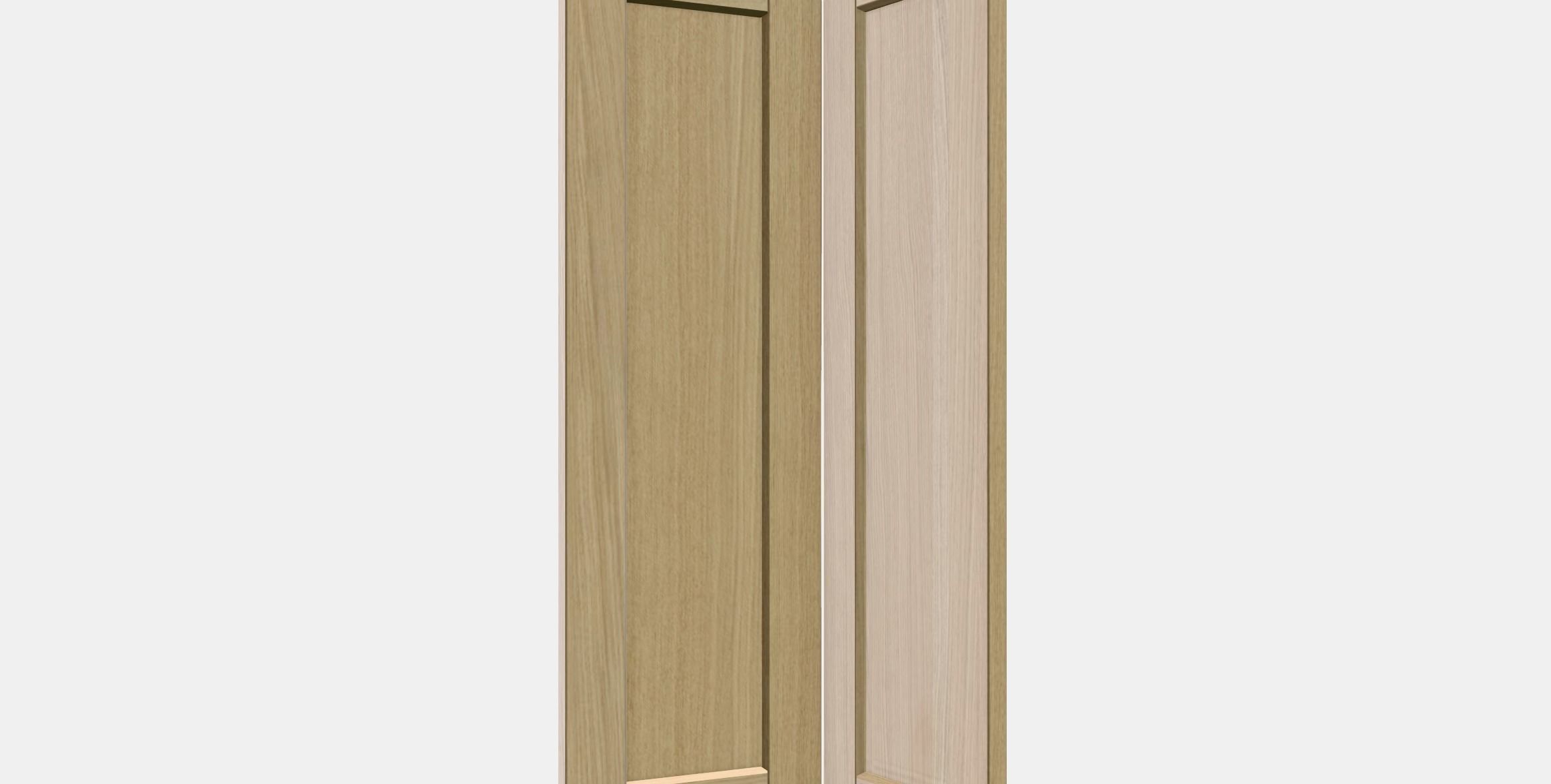 FORSBACKA 2-p door f corner base cabinet set Low-poly 3D model_10