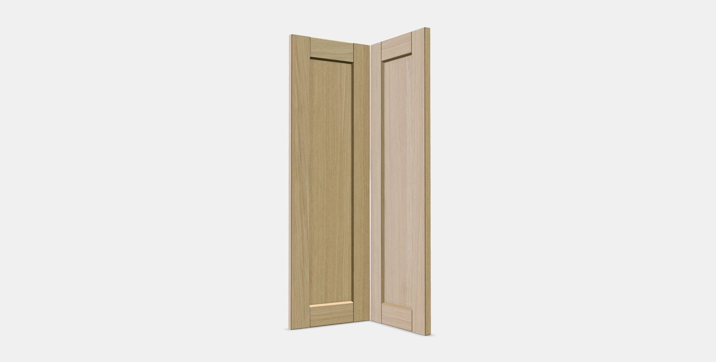 FORSBACKA 2-p door f corner base cabinet set Low-poly 3D model_3
