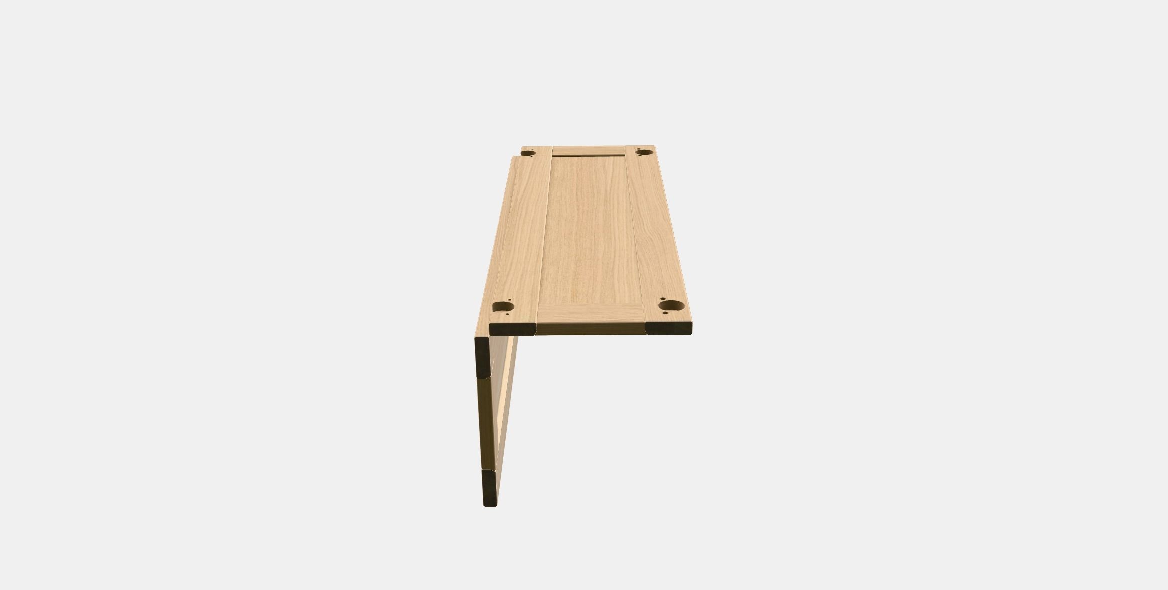 FORSBACKA 2-p door f corner base cabinet set Low-poly 3D model_7