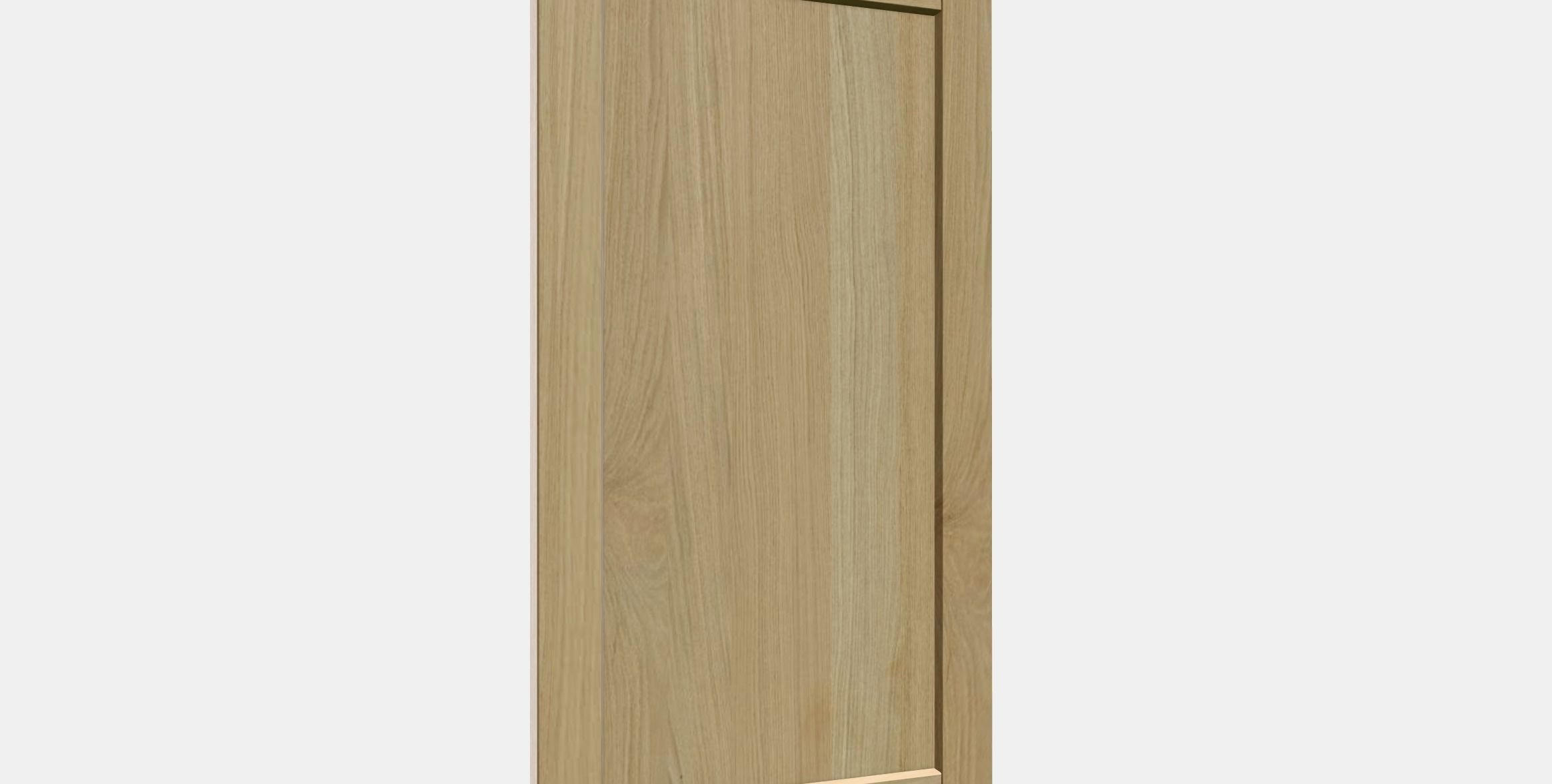 FORSBACKA Front for dishwasher Low-poly 3D model_9